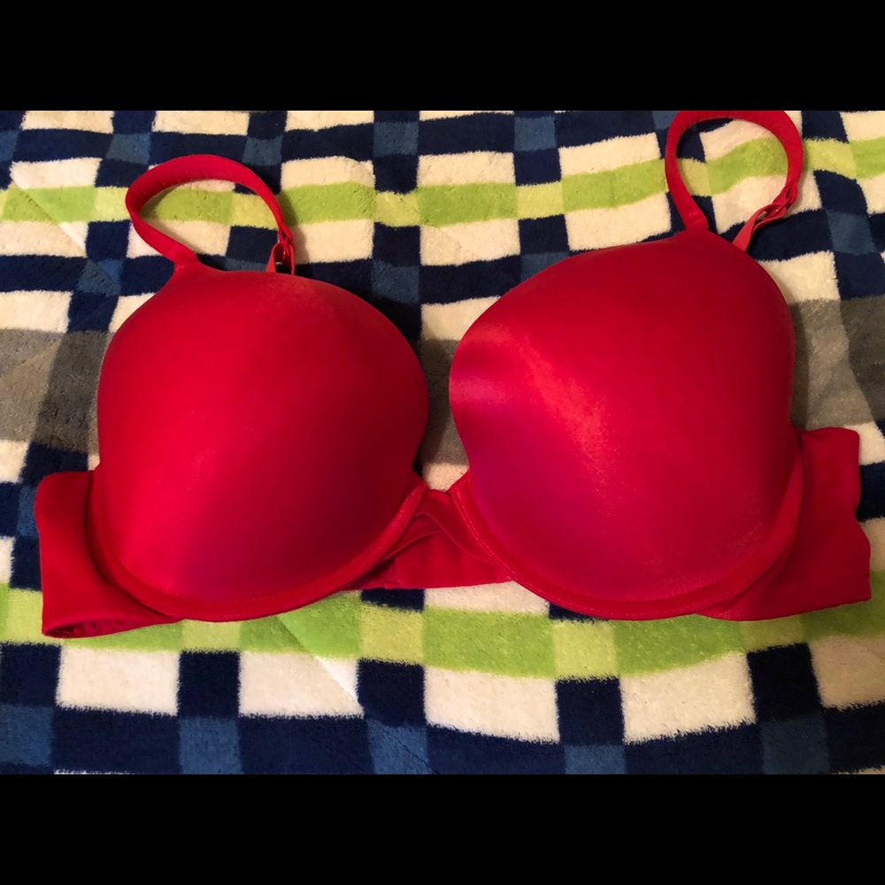 Sexy red Victoria’s Secret Perfect One 38D.